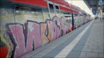 Der Deutschen Bahn entstand im Jahr 2023 ein Schaden von rund 12 Millionen Euro durch illegales Graffiti.